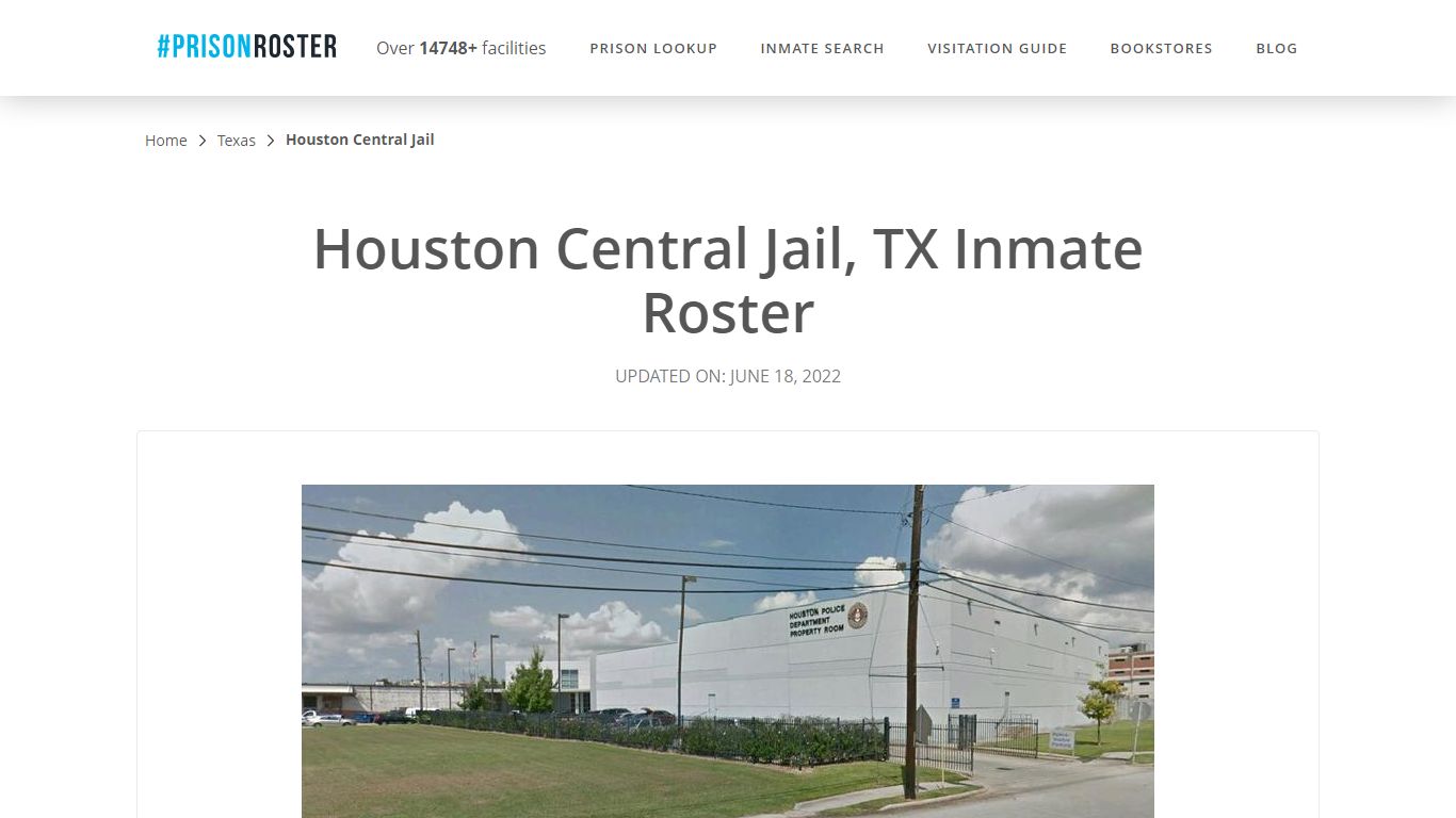 Houston Central Jail, TX Inmate Roster - Prisonroster